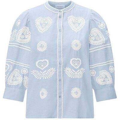 RICHROYAL Bluse hellblau 40 W RICHROYAL Bluse hellblau 40 W