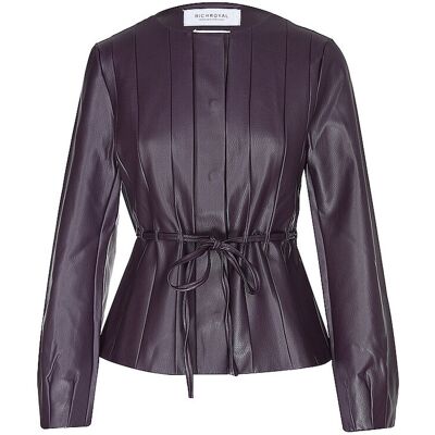 RICHROYAL Jacke in Lederoptik beere 38 W RICHROYAL Jacke in Lederoptik beere 38 W