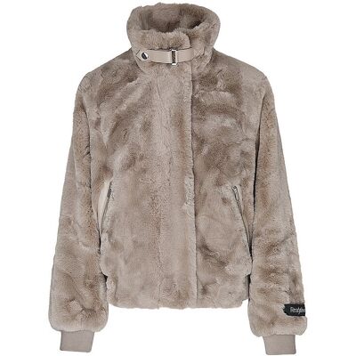 RINO&PELLE Jacke in Felloptik AMBRA beige 38 W RINO&PELLE Jacke in Felloptik AMBRA beige 38 W