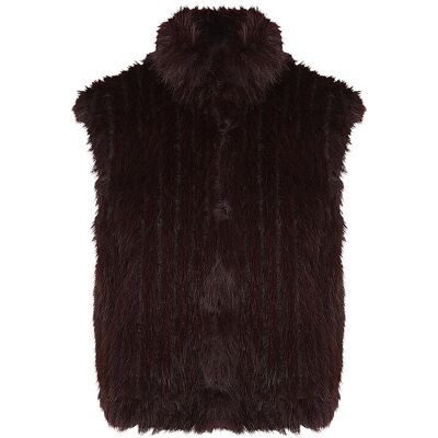 RINO&PELLE Gilet in Felloptik DAVA braun 34 W RINO&PELLE Gilet in Felloptik DAVA braun 34 W