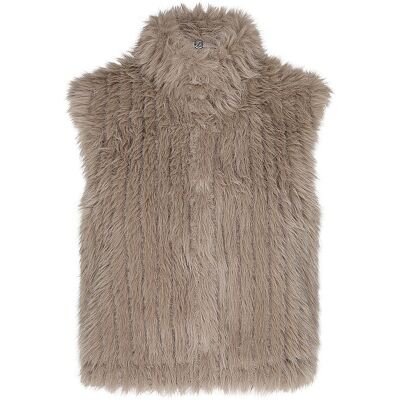 RINO&PELLE Gilet in Felloptik DAVA beige 34 W RINO&PELLE Gilet in Felloptik DAVA beige 34 W