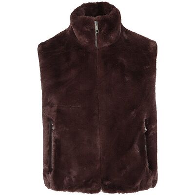 RINO&PELLE Gilet in Felloptik NIKKI braun 34 W RINO&PELLE Gilet in Felloptik NIKKI braun 34 W