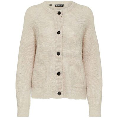 SELECTED FEMME Cardigan SLFLULU creme L W SELECTED FEMME Cardigan SLFLULU creme L W