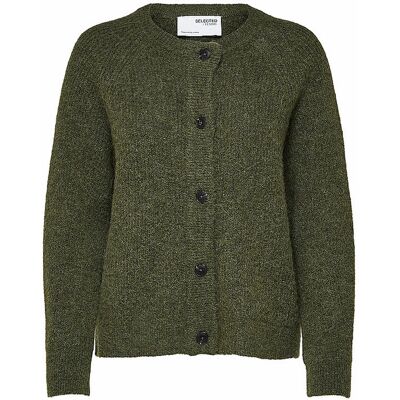 SELECTED FEMME Cardigan SLFLULU olive M W SELECTED FEMME Cardigan SLFLULU olive M W
