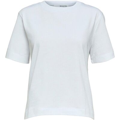 SELECTED FEMME T-Shirt Boxy Fit SLFESSENTIAL weiss XL W SELECTED FEMME T-Shirt Boxy Fit SLFESSENTIAL weiss XL W