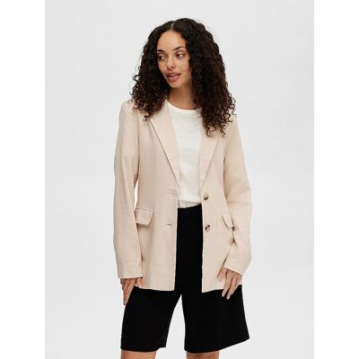 SELECTED FEMME Blazer SLFVIVA beige 36 W SELECTED FEMME Blazer SLFVIVA beige 36 W
