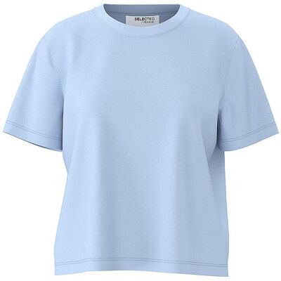 SELECTED FEMME T-Shirt Boxy Fit SLFESSENTIAL hellblau XL W SELECTED FEMME T-Shirt Boxy Fit SLFESSENTIAL hellblau XL W