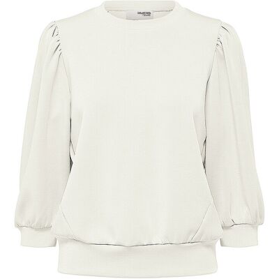 SELECTED FEMME Sweater SLFTENNY weiss S W SELECTED FEMME Sweater SLFTENNY weiss S W