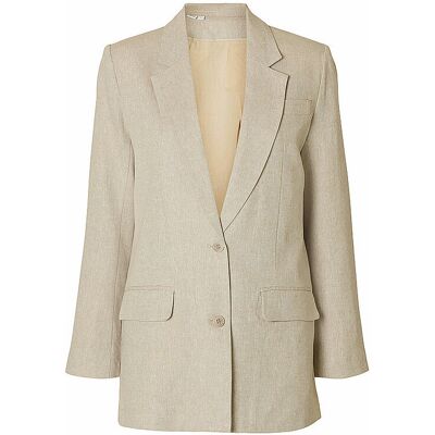 SELECTED FEMME Blazer Relaxed Fit SLFTANIA-RITA beige 42 W SELECTED FEMME Blazer Relaxed Fit SLFTANIA-RITA beige 42 W