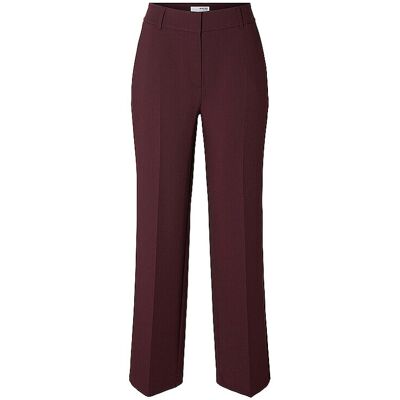 SELECTED FEMME Businesshose SLFRITA dunkelrot 38/L32 W SELECTED FEMME Businesshose SLFRITA dunkelrot 38/L32 W