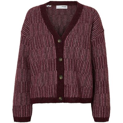 SELECTED FEMME Cardigan SLFALVA dunkelrot M W SELECTED FEMME Cardigan SLFALVA dunkelrot M W