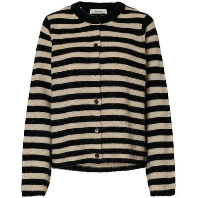 SELECTED FEMME Strickjacke SLFLULU schwarz L W SELECTED FEMME Strickjacke SLFLULU schwarz L W