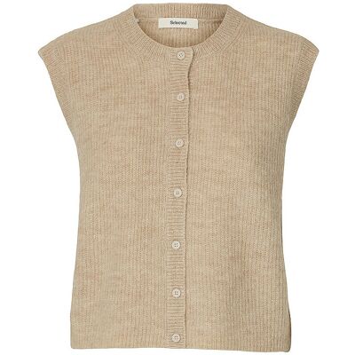 SELECTED FEMME Gilet SLFLULU creme M W SELECTED FEMME Gilet SLFLULU creme M W