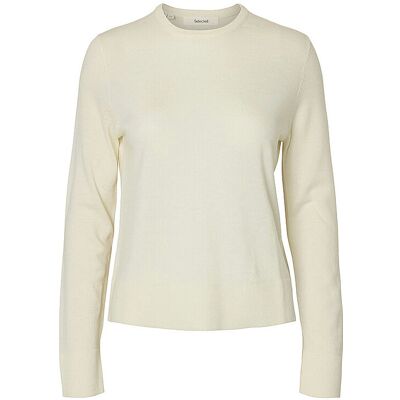SELECTED FEMME Pullover SLFTHEA creme M W SELECTED FEMME Pullover SLFTHEA creme M W