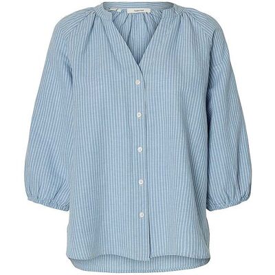 SELECTED FEMME Bluse SLFCLEO-ALBERTA hellblau 36 W SELECTED FEMME Bluse SLFCLEO-ALBERTA hellblau 36 W