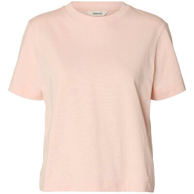 SELECTED FEMME T-Shirt SLFESSENTIAL rosa XS W SELECTED FEMME T-Shirt SLFESSENTIAL rosa XS W