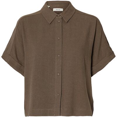 SELECTED FEMME Bluse SLFIVA braun 40 W SELECTED FEMME Bluse SLFIVA braun 40 W