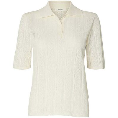 SELECTED FEMME Poloshirt SLFTOLEDO weiss M W SELECTED FEMME Poloshirt SLFTOLEDO weiss M W