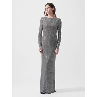 SELF-PORTRAIT Abendkleid silber 38 W SELF-PORTRAIT Abendkleid silber 38 W