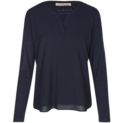 SMITH&SOUL Blusenshirt dunkelblau XL W SMITH&SOUL Blusenshirt dunkelblau XL W