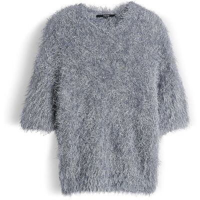 SOMEDAY Pullover TOONI silber 40 W SOMEDAY Pullover TOONI silber 40 W