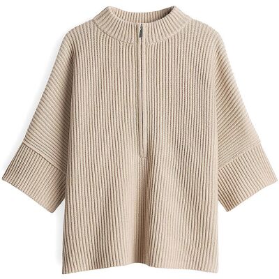 SOMEDAY Pullover TALJA DETAIL hellbraun M W SOMEDAY Pullover TALJA DETAIL hellbraun M W