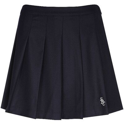 SPORTY & RICH Minirock SRC WOOL SCHOOL dunkelblau S W SPORTY & RICH Minirock SRC WOOL SCHOOL dunkelblau S W