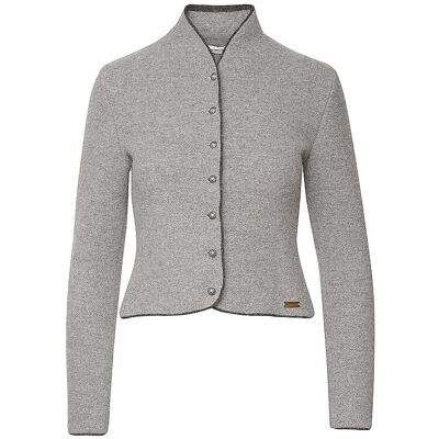STAPF Trachtenstrickjacke DORIKA hellgrau L W STAPF Trachtenstrickjacke DORIKA hellgrau L W