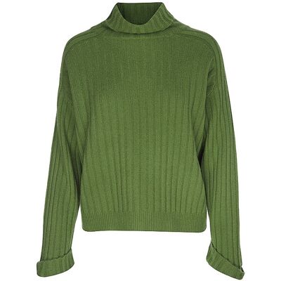 THE MERCER N.Y. Kaschmirpullover olive 36 W THE MERCER N.Y. Kaschmirpullover olive 36 W