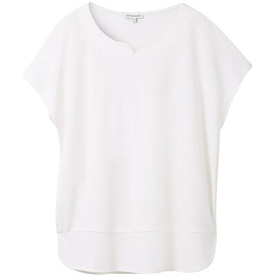 TOM TAILOR T-Shirt weiss XL W TOM TAILOR T-Shirt weiss XL W