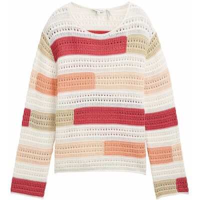 TOM TAILOR Pullover creme S W TOM TAILOR Pullover creme S W
