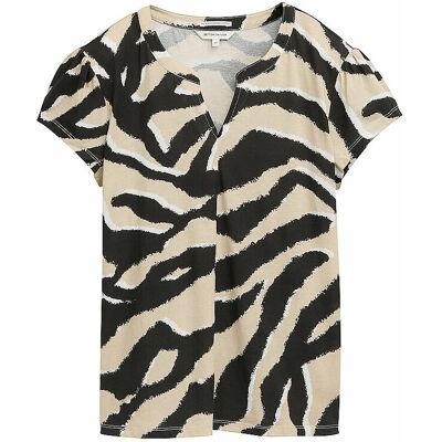 TOM TAILOR T-Shirt beige L W TOM TAILOR T-Shirt beige L W