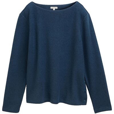 TOM TAILOR Sweater petrol L W TOM TAILOR Sweater petrol L W