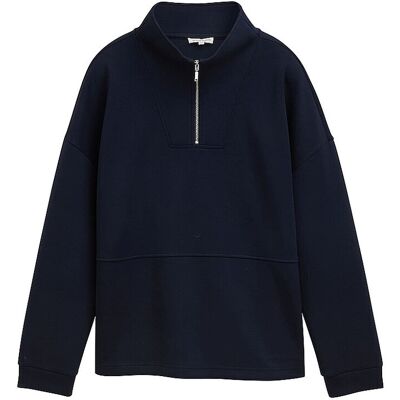 TOM TAILOR Troyer Pullover schwarz S W TOM TAILOR Troyer Pullover schwarz S W