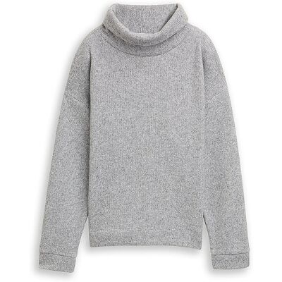 TOM TAILOR Rollkragenpullover grau XXL W TOM TAILOR Rollkragenpullover grau XXL W