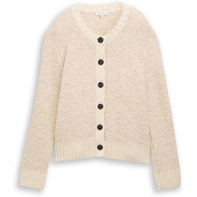 TOM TAILOR Strickjacke beige XL W TOM TAILOR Strickjacke beige XL W