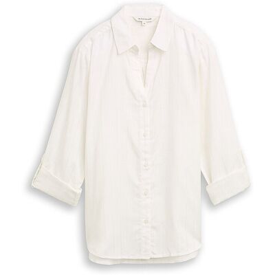 TOM TAILOR Bluse weiss 42 W TOM TAILOR Bluse weiss 42 W