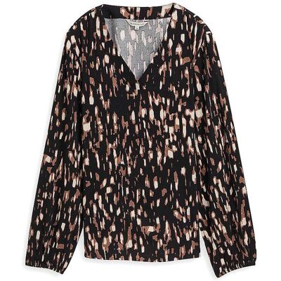 TOM TAILOR Bluse braun 36 W TOM TAILOR Bluse braun 36 W