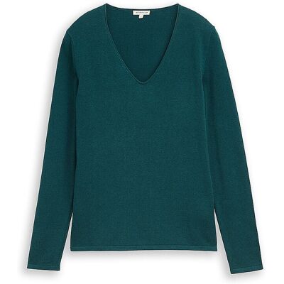 TOM TAILOR Pullover petrol XS W TOM TAILOR Pullover petrol XS W