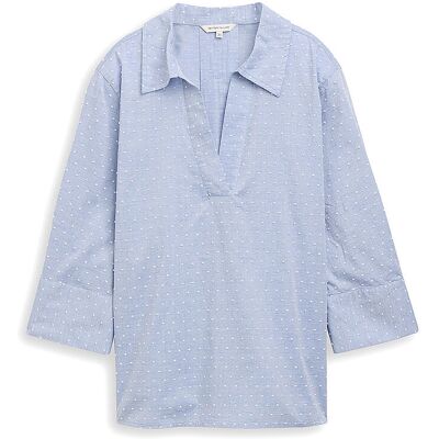 TOM TAILOR Bluse hellblau 46 W TOM TAILOR Bluse hellblau 46 W