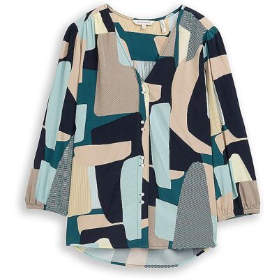 TOM TAILOR Bluse hellbraun 40 W TOM TAILOR Bluse hellbraun 40 W