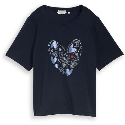 TOM TAILOR T-Shirt dunkelblau XXL W TOM TAILOR T-Shirt dunkelblau XXL W