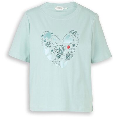 TOM TAILOR T-Shirt mint L W TOM TAILOR T-Shirt mint L W