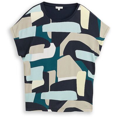 TOM TAILOR Blusenshirt dunkelgrün XL W TOM TAILOR Blusenshirt dunkelgrün XL W