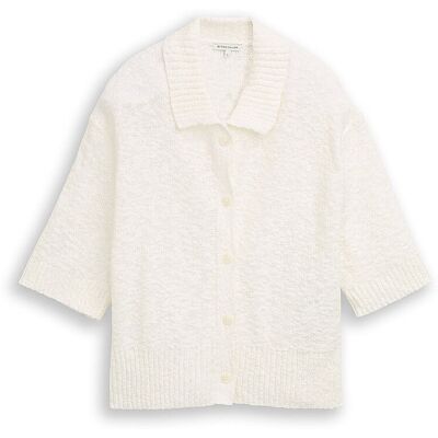 TOM TAILOR Strickjacke weiss M W TOM TAILOR Strickjacke weiss M W