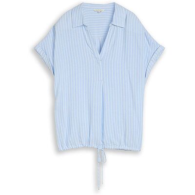 TOM TAILOR Blusenshirt hellblau 46 W TOM TAILOR Blusenshirt hellblau 46 W