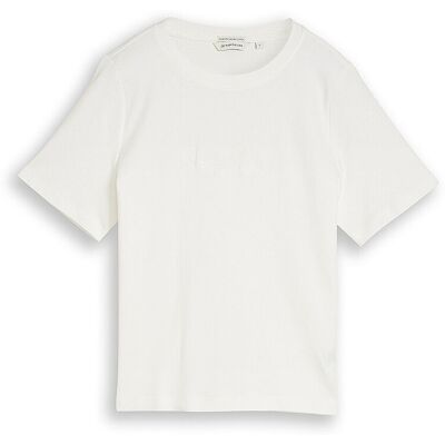 TOM TAILOR T-Shirt weiss L W TOM TAILOR T-Shirt weiss L W