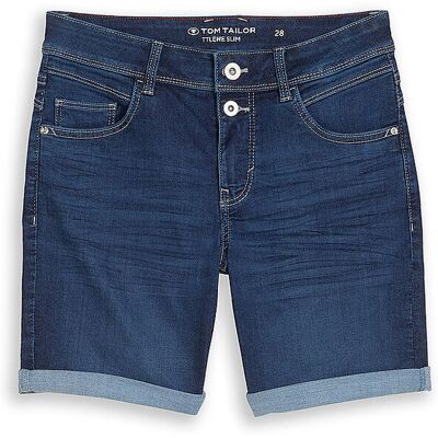 TOM TAILOR Jeansshorts dunkelblau 27 W TOM TAILOR Jeansshorts dunkelblau 27 W