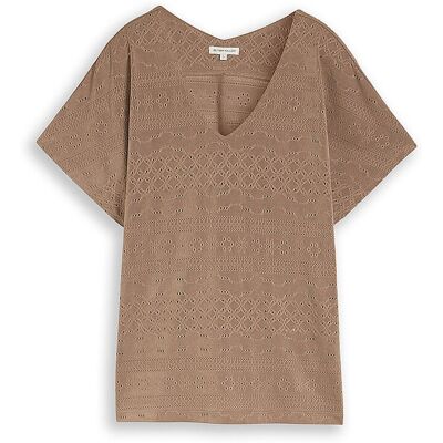 TOM TAILOR T-Shirt camel XXXL W TOM TAILOR T-Shirt camel XXXL W