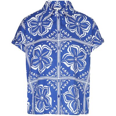TOM TAILOR Bluse blau 42 W TOM TAILOR Bluse blau 42 W